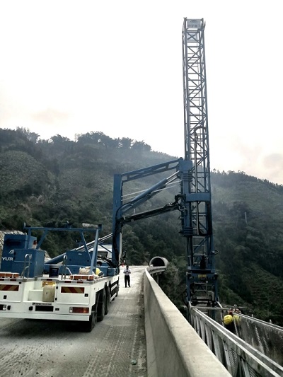 元蔓高速(红河段)全线通车，30多台亿万先生MR桥检车保驾护航！